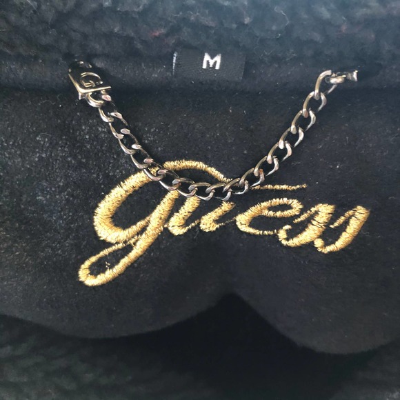 🔥 3 for $30 Guess motorcycle style black jacket - Picture 12 of 13